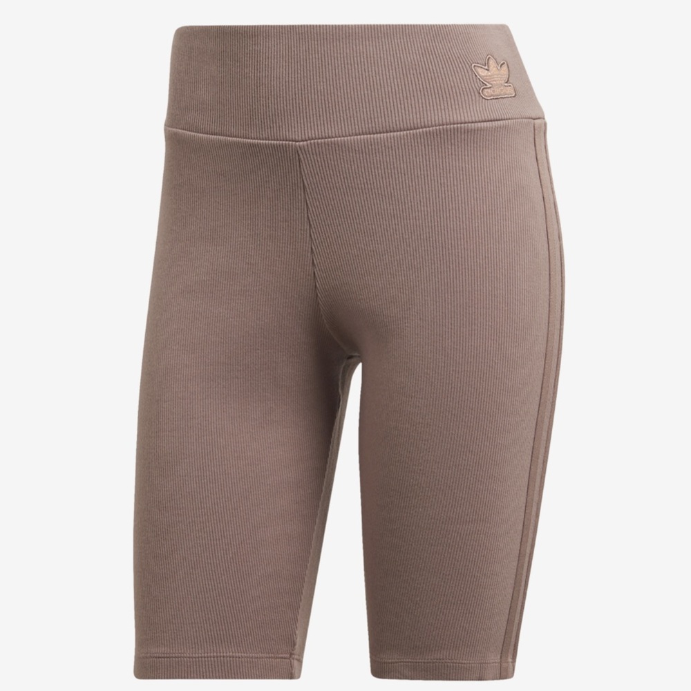 Adidas Originals rib biker shorts